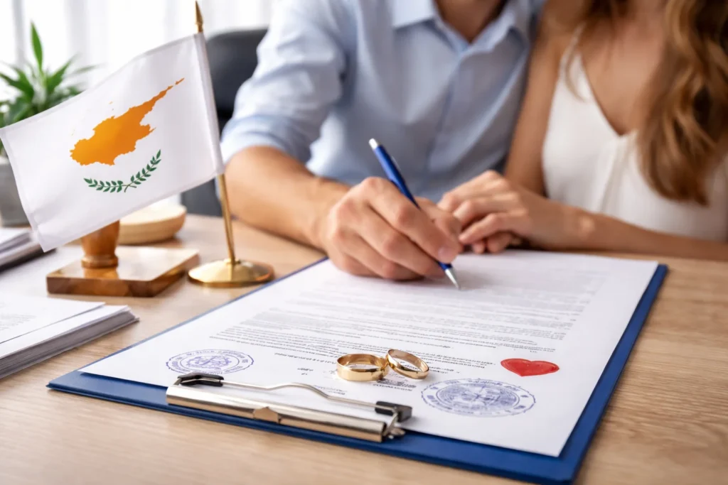 Cyprus Consular Registration Marriage Abroad Procedure